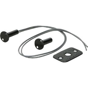 Kwikee 905327000 Round Switch Door 3/8 Magnetic Open , Black