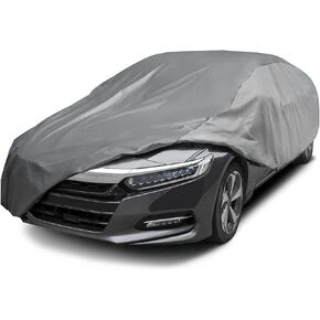 Ultra Light Waterproof Car Cover for Automobiles All Weather Protection, Windproof & Breathable, Fits Sedan Up to 200"