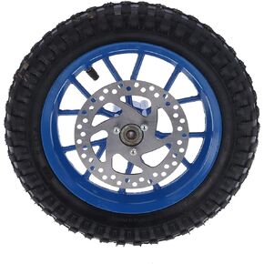 AMONIDA 12.5 X 2.75in Front Wheel Tire and Rim, Rubber Tire + Metal Wheel Rim Mini Pocket Bike Front Wheel, for 47cc 49cc 2 Stroke Mini Dirt Bike (A (black)), AMONIDAgd4rpmxioz-11