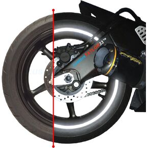 customTAYLOR33 Black Engineering Grade Reflective Copyrighted Rim Tapes - (Must Select Your Rim Size)