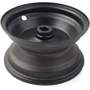 Newsmarts 6" 145/70-6 in Motorcycle Rear Wheel Rim Replacement Fits for GO Kart Off-Road Dirt Pit Bike