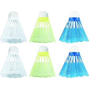 Franklin Sports Badminton Shuttlecock Set - Sets of 3, 6 + 12 Badminton Birdies - Backyard Outdoor Badminton Shuttlecocks - Plastic Replacement Birdies for Badminton Sets - 3, 6 + 12 Packs