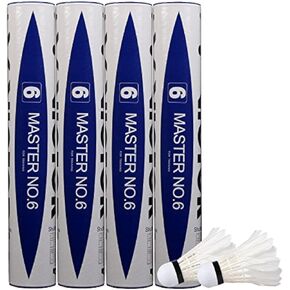 Victor Master No.6 Badminton Shuttlecock Birdy 12-Pack (Speed-77)
