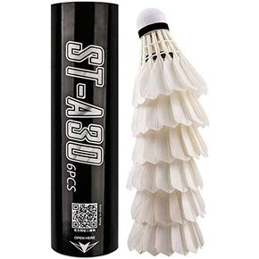 Senston A30 Badminton Shuttlecocks Feather Badminton Birdies with High Stability and Durability Badminton Ball…