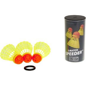 Speedminton Match Speeder 3Pk Speeder Tube Birdies for Outdoor Games Speed ​​Badminton/Crossminton