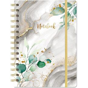 Frasukis Ruled Notebook/Journal - Lined Journal with Premium Thick Paper, 8.5" X 6.4", College Ruled Spiral Notebook, Waterproof Hardcover, Perfect for Daily
