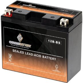 CB CHROMEBATTERY YT12B-BS High Performance - Maintenance Free - Sealed AGM Motorcycle Battery
