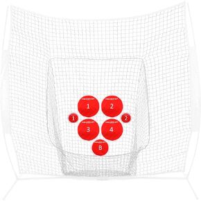 PowerNet German Marquez Pitch Perfect Targets | Baseball Softball Trainer | Targets Only | 3 Size Set | Increase Pitching Throwing Accuracy Location | All Skill Level Training Aid | Strike Zone