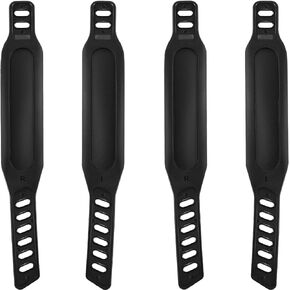 2 Pairs Exercise Bike Pedal Straps Universal Pedal Straps of 1.7 x 12 Inch for Exercise Cycle Home or Gym