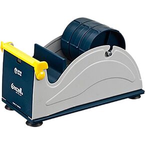 Excell Triple Premium Extra Wide Metal Multi-Rolls Desktop Tape Dispenser, ET-13371, 3 inch Wide, 3 inch Core