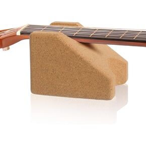 YASUOA Adjustable Guitar Neck Rest, Natural Cork Guitar Neck Support Pillow Cradle Holder Cork Neck Brace for All Guitars; Essential Guitar Repair Accessories in Kuwait