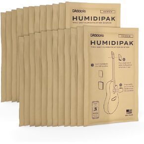 D'Addario Accessories Guitar Humidifier Packs-Guitar Humidifiers Acoustic - Two-Way Humidification System Conditioning Packets-24 Maintain Replacement Packets