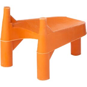 Football Kicking Tee, Orange 1" - Regulation Kickoff Tee for High School, Pee Wee, Recreation League Football Games - Great for Practicing Form, Developing Fundamentals, and Increasing Distance