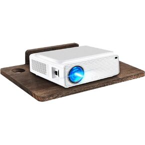 Projector Shelf,Projector Wall Mount Floating Shelf, Projector Stand,Projector Rack Holder,Projector Mount,Playstation Shelf,Router Shelf Storage Box Modem Cable Shelf by Wood