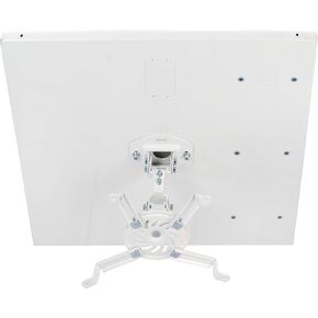 VIVO Universal Adjustable 2 x 2 feet Drop Ceiling Projector Mount, Suspended Drop-in Ceiling Projection Mounting Kit, White, MOUNT-VP07DP