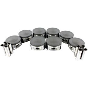 DNJ P1163 Standard Piston Set For 2009-2015 Chrysler Dodge, Jeep, Ram / 1500, 2500, 300, 3500, Aspen, Challenger, Charger, Commander, Durango, Grand Cherokee, Ram 3500/5.7L / OHV / V8 / 16V / 345cid