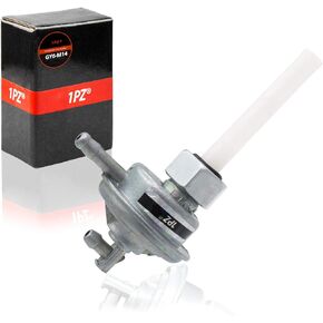1PZ GY1-M14 Vacuum Shut off Fuel Value Petcock 1/4 inch 1/4" port M14x1.5 Thread for GENUINE Scooter Moped Buddy 50cc 125cc Rattler 110cc Rough House 50cc # P6523000000