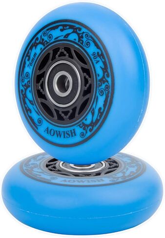 عجلات Ripstik 76 مم عجلات Ripstick 90a Ripsurf بديلة مع محامل ABEC-9 للوحة العجلات Rip Stiks DLX، لوح التزلج Rip Sticks، الزلاجات المضمنة، شفرات الأسطوانة، إلخ (عبوتان) in Saudi Arabia