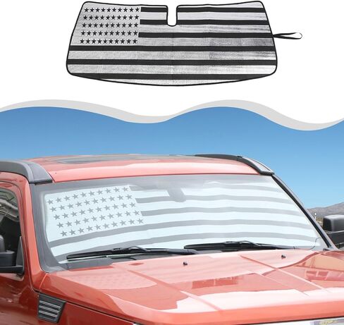 Windshield Sun Shade Car Sunshades for Windshield for Dodge Nitro/for Jeep Liberty 2007-2012 Interior Accessories (B) in Saudi Arabia
