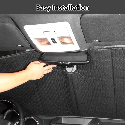 Windshield Sun Shade Car Sunshades for Windshield for Dodge Nitro/for Jeep Liberty 2007-2012 Interior Accessories (B) in Saudi Arabia
