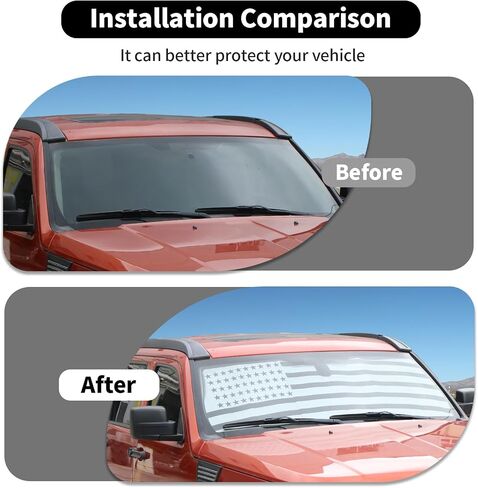 Windshield Sun Shade Car Sunshades for Windshield for Dodge Nitro/for Jeep Liberty 2007-2012 Interior Accessories (B) in Saudi Arabia