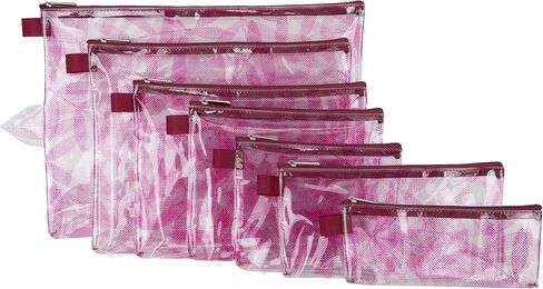 Travelon Set Of 7 Packing Envelopes, Blue Leaves in Saudi Arabia