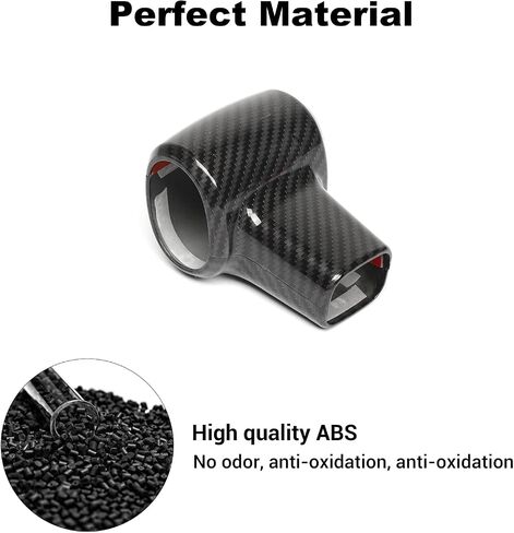 JWWY Gear Shift Knob Protection Decoration Cover Trim Compatible with 2007-2010 Jeep JK Wrangler Red in Saudi Arabia