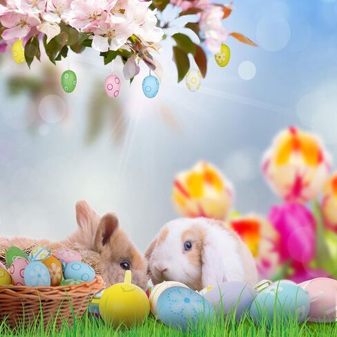 12 قطعة من زينة بيض عيد الفصح حلي معلقة ملونة لسلة عيد الفصح شجرة تزيين هدايا الحفلات لوازم المنزل in Kuwait