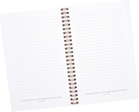 Christian Art Gifts Notebook All Things Through Christ Philippians 4:13 Bible Verse Inspirational Writing Notebook Gratitude Prayer Journal Flexible Cover 128 Ruled Pages w/Scripture, 6 x 8.5 Inches in Saudi Arabia