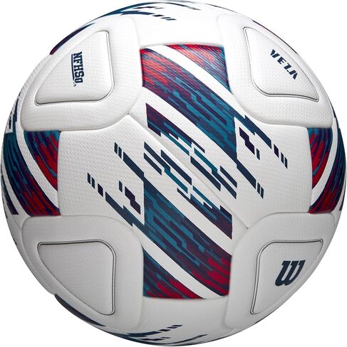 WILSON NCAA Veza Match Soccer Ball - Size 5, White/Blue/Purple in Saudi Arabia