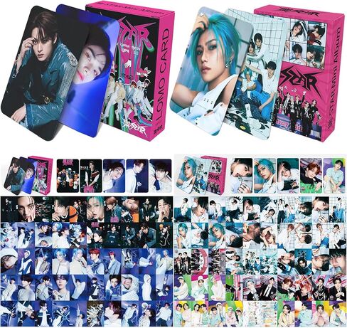 Stray Kids 樂 Star Photocards 110 قطعة بطاقات ألبوم جديدة هدية لمحبي SKZ مجموعة بطاقات KPOP Lomo البضائع in Kuwait