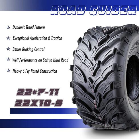 مجموعة كاملة من إطارات ATV/UTV 26x9-12 26x9x12 أمامية 26x11-12 26x11x12 خلفية 10275/276 in Kuwait
