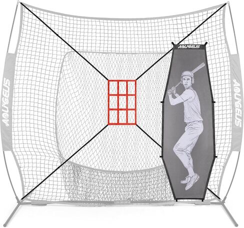 Baseball Softball Batter Dummy,Pitching Target,with Adjustable Strike Zone Attachment,Pitching Aid for Improved Accuracy in Saudi Arabia