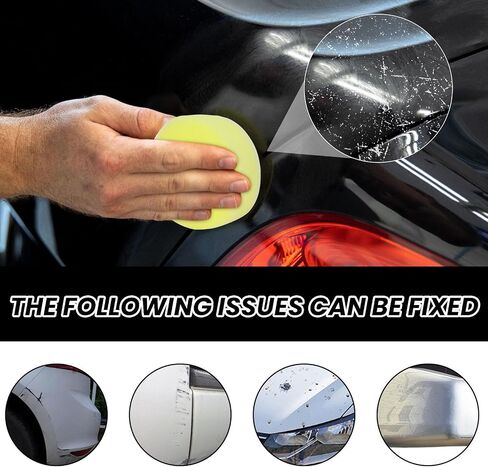 Scratch Repair Wax for Car, Car Scratch Remover, Professional Car Scratch Repair Paste Polishing Wax with Wipe & Sponge (120 ml * 2 + Wipe * 2 + Sponge * 2) in Saudi Arabia