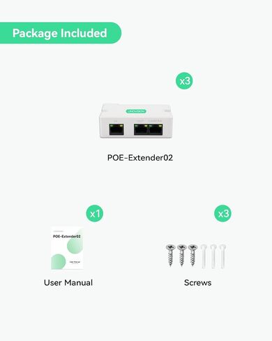 LINOVISION Mini 2 Port PoE Extender, PoE Repeater up to 1000ft in Saudi Arabia