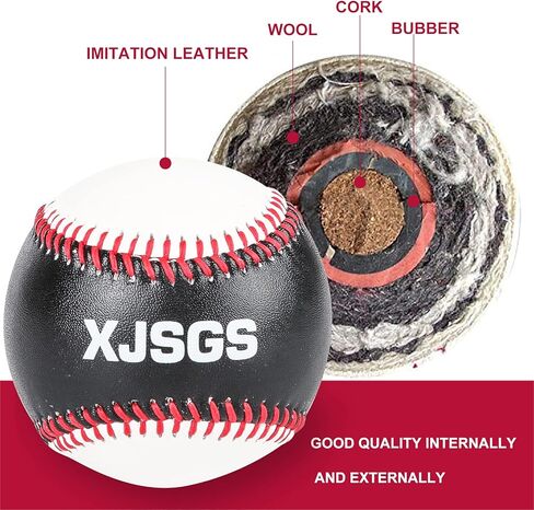 Baseballs,Official League Recreational Use Baseballs, 9 inch Standard Size Practice Baseball,Indoor & Outdoor Use in Saudi Arabia