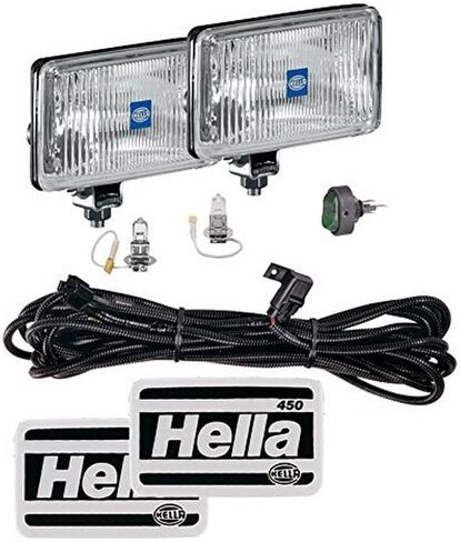 HELLA 005860891 450 مجموعة مصابيح القيادة (عدسة شفافة) H3 12V SAE/ECE in Saudi Arabia