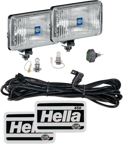 HELLA 005860891 450 مجموعة مصابيح القيادة (عدسة شفافة) H3 12V SAE/ECE in Saudi Arabia