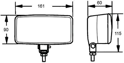 HELLA 005860891 450 مجموعة مصابيح القيادة (عدسة شفافة) H3 12V SAE/ECE in Saudi Arabia