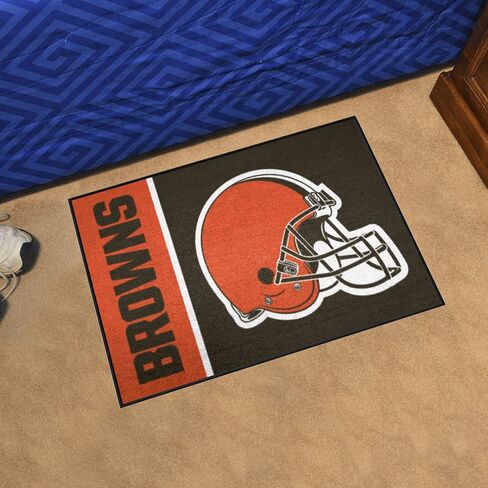 FANMATS - سجادة 8227 NFL Cleveland Browns المصنوعة من النايلون للوجه مقاس 19 بوصة × 30 بوصة in Kuwait