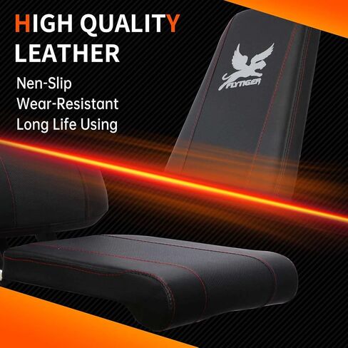 FLYTIGER Weight Bench Adjustable Strength Training Workout Benches Foldable Work Out Incline Bench Set for Home Gym Weight Lifting Dumbbell Exercise Full Body Workout with Resistance Rope in Saudi Arabia