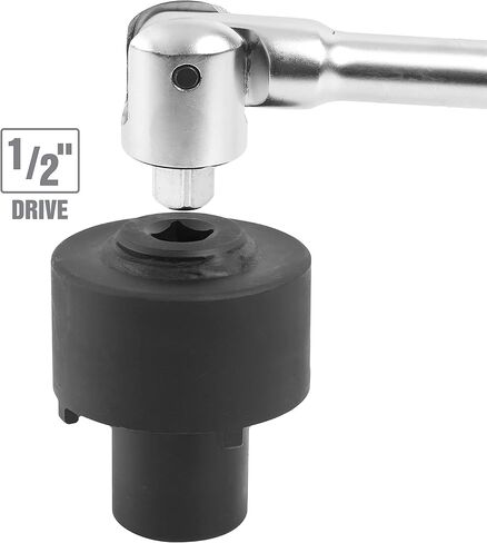 OEMTOOLS 27353 Rear Axle Nut Wrench for Ford F-250, F-350, F-450 Trucks 2003 and Up, Axle Lock Nut Socket, Spindle Nut Socket, Locknut Socket, Spindle Socket in Saudi Arabia
