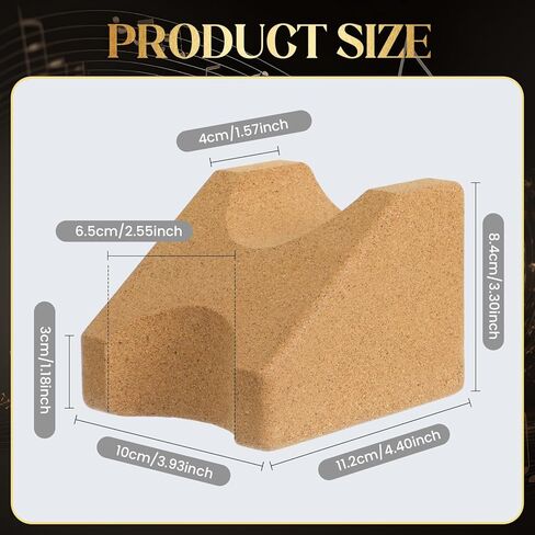 مسند رقبة جيتار قابل للتعديل من YASUOA، وسادة دعم رقبة جيتار الفلين الطبيعي، حامل حامل رقبة الفلين لجميع القيثارات؛ ملحقات إصلاح الجيتار الأساسية in Kuwait