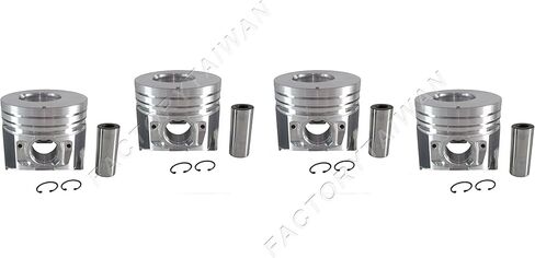 مجموعة المكابس كبيرة الحجم 85 مم (+0.50 مم) لـ Isuzu 4LE2 x4 PCS (8-97232-604-0) in Kuwait