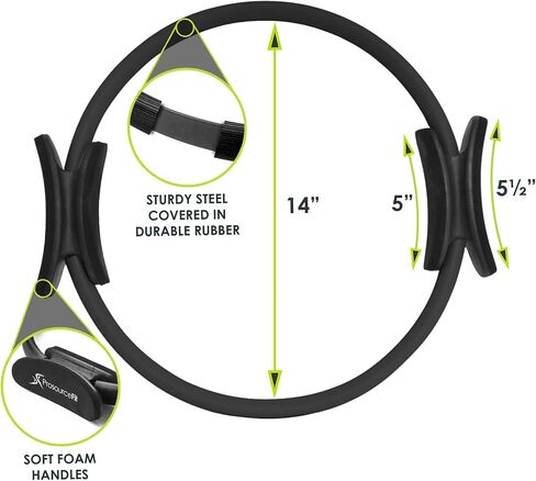 ProsourceFit The Resistance Ring enhances Pilates Workouts with Light Resistance to Help Tone and Strengthen Your Entire core and Body in Saudi Arabia