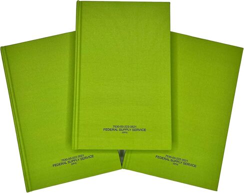 Leaders Notebook Military Green Book 192 Pages, 5.25" x 8" Army Training Field Operations in Saudi Arabia