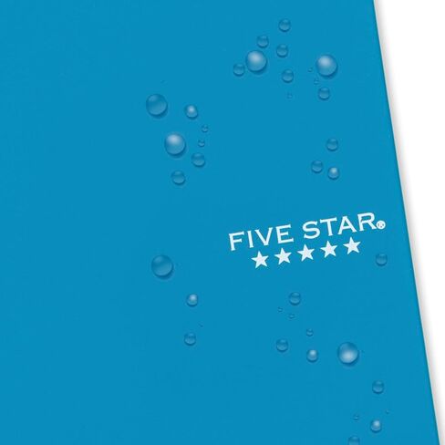 Five Star Small Spiral Notebook, 5 Subject, College Ruled Paper, 180 Sheets, 9-1/2" x 6", Color Will Vary, 1 Count (06184) in Saudi Arabia