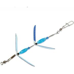Mack's Lure Hot Wings, Blue Scale and Silver Mirror, 1/10-Ounce