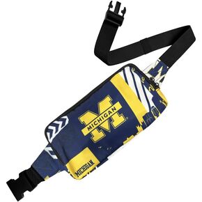 Pro Specialties Group Michigan Wolverines Fanny Pack Durable, Stylish, and Versatile Crossbody bag for Travel, Hiking, and Everyday Use
