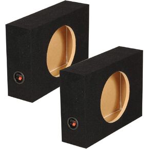 2 Q-Power Shallow Single 10 بوصة مضخم صوت الشاحنة المختوم 5/8 بوصة MDF Sub Boxes in Kuwait